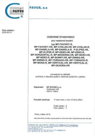 Vratno okovje MP Quadra - HR (BN - Brušeno nerjaveče jeklo)