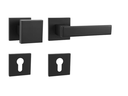 Vratno okovje MP HIT HR SQ6 (BS - Mat črna)