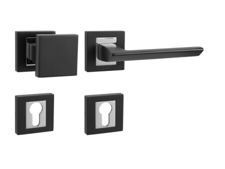 Vratno okovje MP Jasper HR (BS/OC - mat črna / svetleči krom)