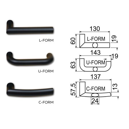 Varnostna oprema RICHTER R.711.ZB TB3 (črna)