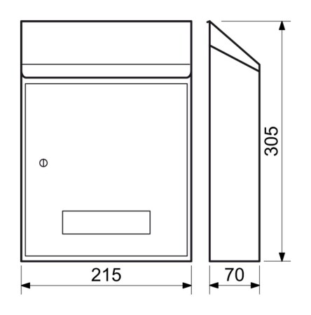 Nabiralnik RICHTER BK.33.CM (mat črn)