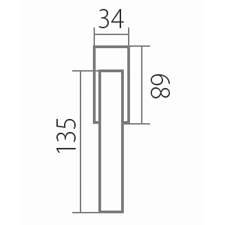 Okensko okovje TWIN BLOCK H 1807 HR RO (E)