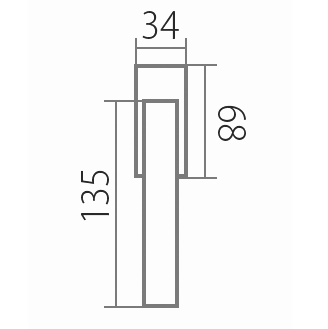 Okensko okovje TWIN BLOCK H 1807 RO (E)