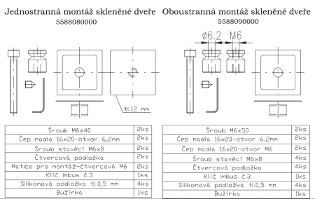 Kljuka za vrata ROSTEX BETA (inox mat) - enostranska