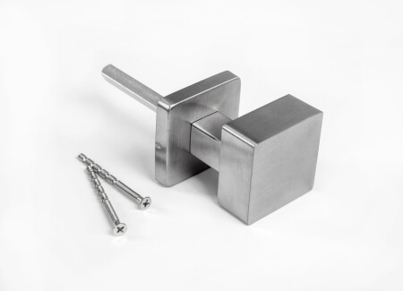 ROSTEX DESIGN kvadratni gumb (mat nerjaveče jeklo)