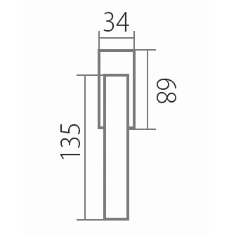 Okenska oprema TWIN BLADE P1500 HR - 4 drogovi 45 mm (CH-SAT - mat krom)