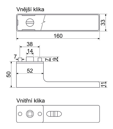 Okovje za vrata RICHTER RK.S2.LIBERA (NI-MAT - mat nikelj)