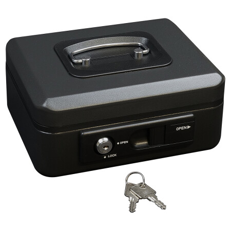 Jeklena blagajna z vzvodom RICHTER LC.200 (mat črna)