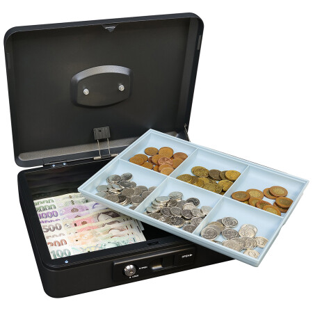 Jeklena blagajna z vzvodom RICHTER LC.300 (mat črna)