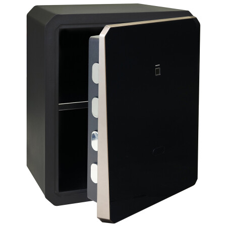 Jeklena varna sefna enota z elektronsko ključavnico za numerično kodo in prstni odtis RICHTER RS.45.LUX.FIN