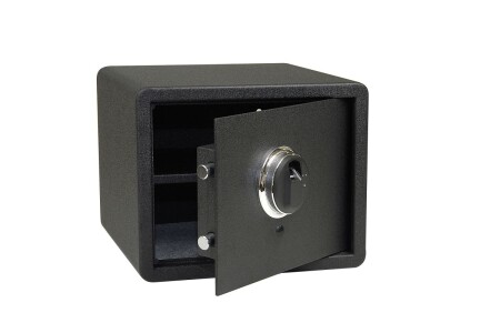 Jekleni sef z elektronsko ključavnico s prstnim odtisom RS.30R.FIN