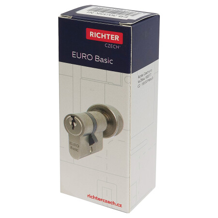 Cilindrični vložek za gradbeno kljuko Richter EURO BASIC RC1