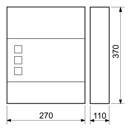 Poštni nabiralnik RICHTER BK.525.G.AM (mat antracit)