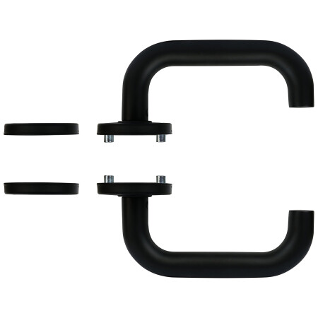Vratno okovje RICHTER RK.U-FORM (črno)