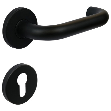 Vratno okovje RICHTER RK.U-FORM (črno)