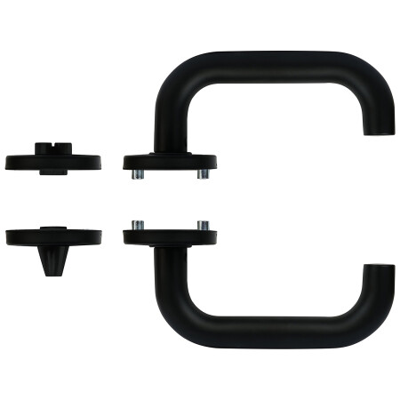Vratno okovje RICHTER RK.U-FORM (črno)