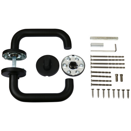 Vratno okovje RICHTER RK.U-FORM (črno)