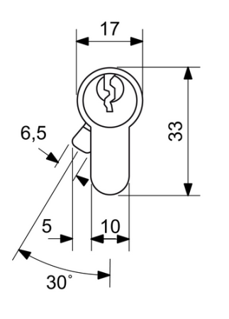 Varnostni cilinder RICHTER EURO SECURE R3
