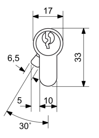 Varnostni cilinder s skoznjo luknjo RICHTER EURO SECURE R3