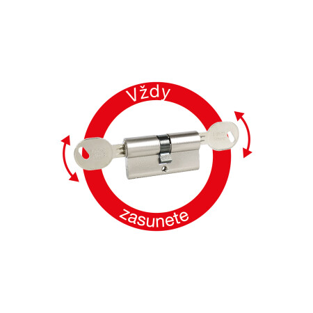 Dvostranski cilindrični varnostni cilinder RICHTER EURO SECURE R3