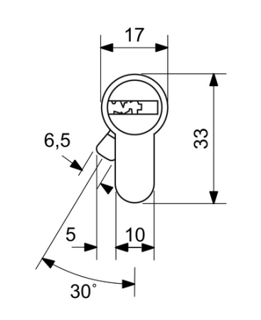 Varnostni cilinder RICHTER EURO XSTAR R4