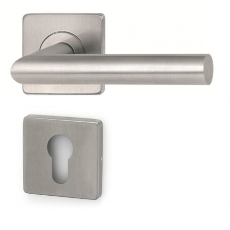 Okovje za vrata HOLAR MT 00 s kvadratno rozeto (nerjaveče jeklo)