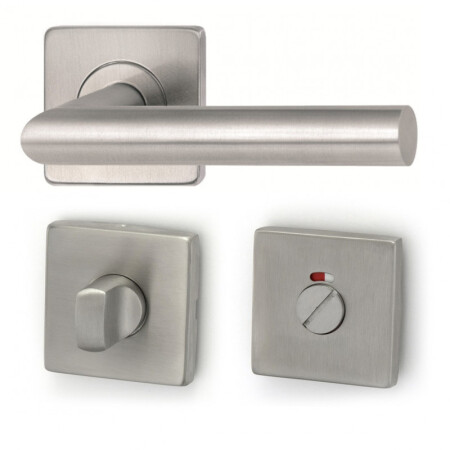 Okovje za vrata HOLAR MT 00 s kvadratno rozeto (nerjaveče jeklo)