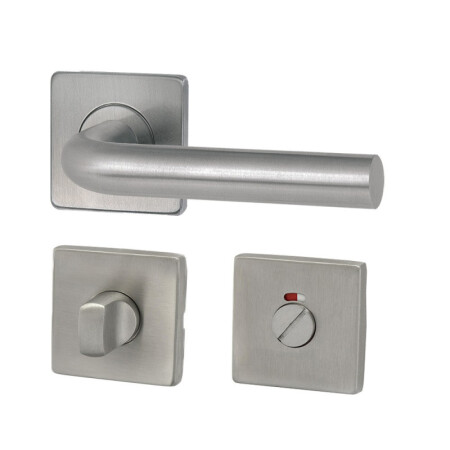 Okovje za vrata HOLAR MT 01 s kvadratno rozeto (nerjaveče jeklo)