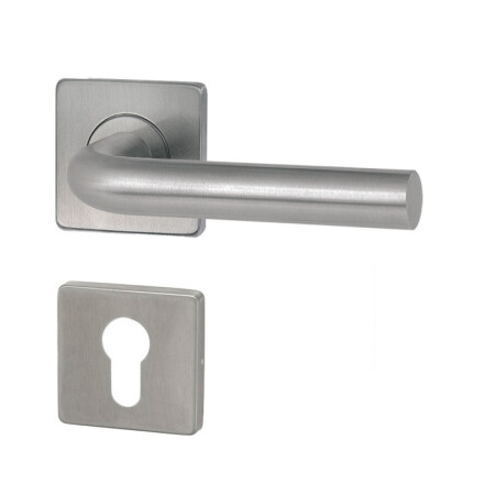 Okovje za vrata HOLAR MT 01 s kvadratno rozeto (nerjaveče jeklo)