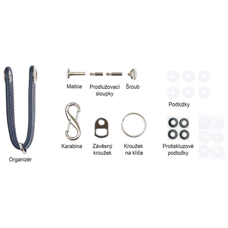 Richterjev usnjen obesek za ključe RP.ORGANIZER.B.MOD