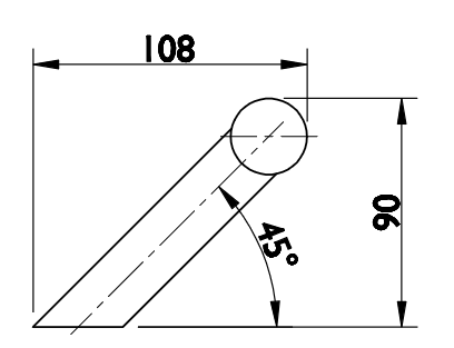 VRATNA KLJUKA TWIN BF 118010 (E) - kotna - par
