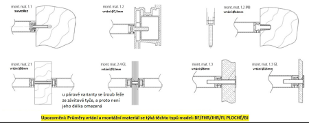 VRATNA KLJUKA TWIN BF 118010 (E) - kotna - par