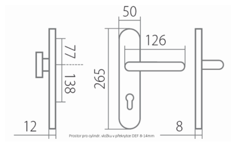Varnostna armatura TWIN DAVID/INNER HTSI P4500 DEF (XR) - s pokrovom